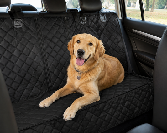 Waterproof Dog Car Seat Cover – Non-Slip Back Seat Protector