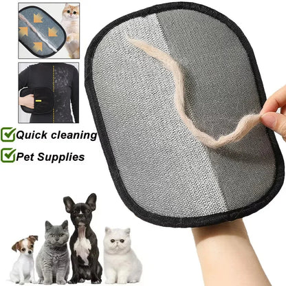 Reusable Pet Hair Remover Glove – Washable Fur Cleaner