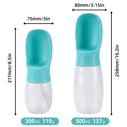 Portable Dog Water Bottle – Leakproof Travel Dispenser