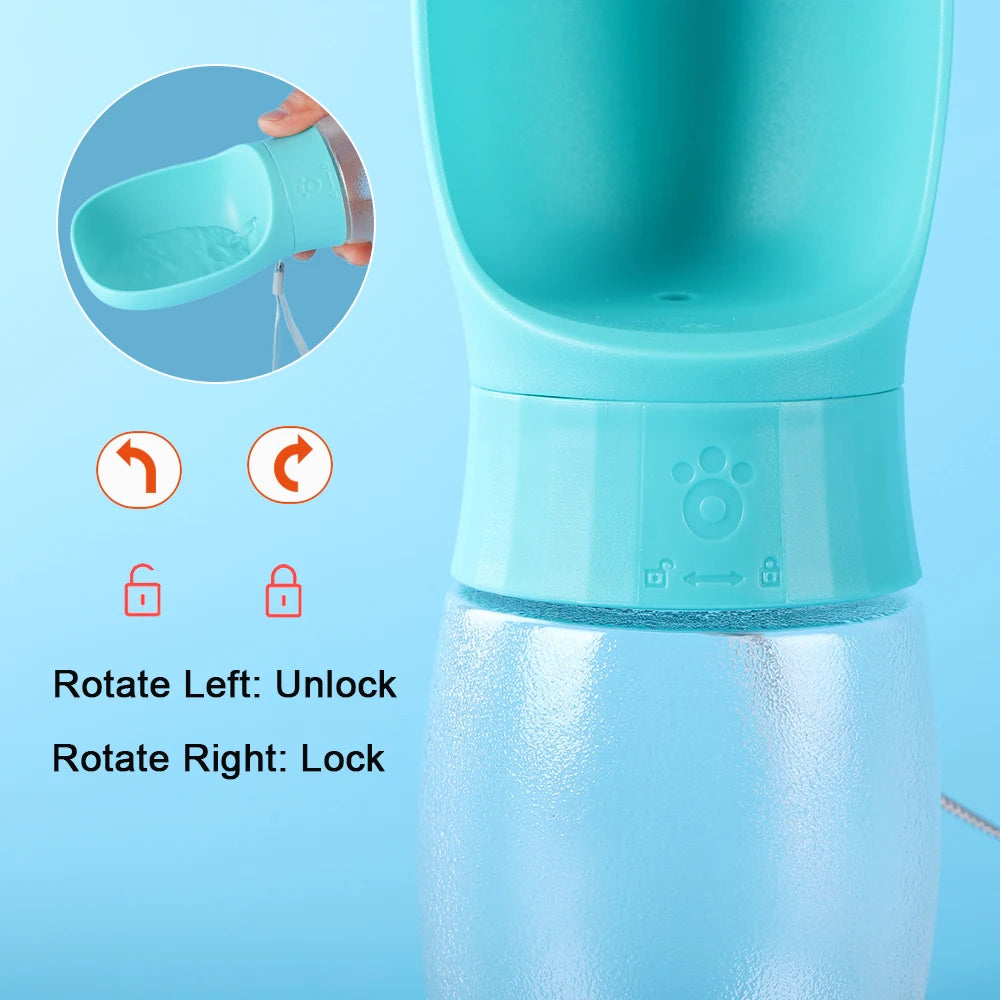 Portable Dog Water Bottle – Leakproof Travel Dispenser