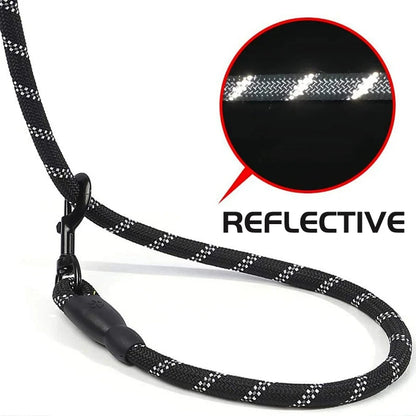 Reflective Heavy-Duty Dog Leash with Padded Handle