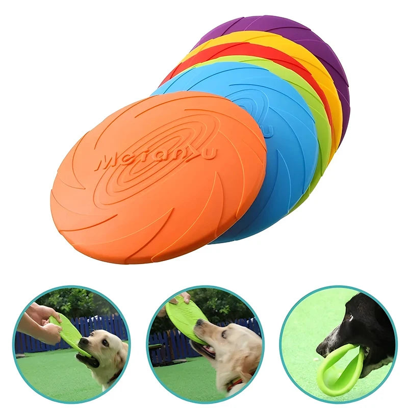 Durable Silicone Flying Disc Dog Toy