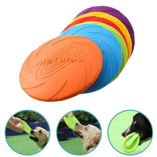 Durable Silicone Flying Disc Dog Toy