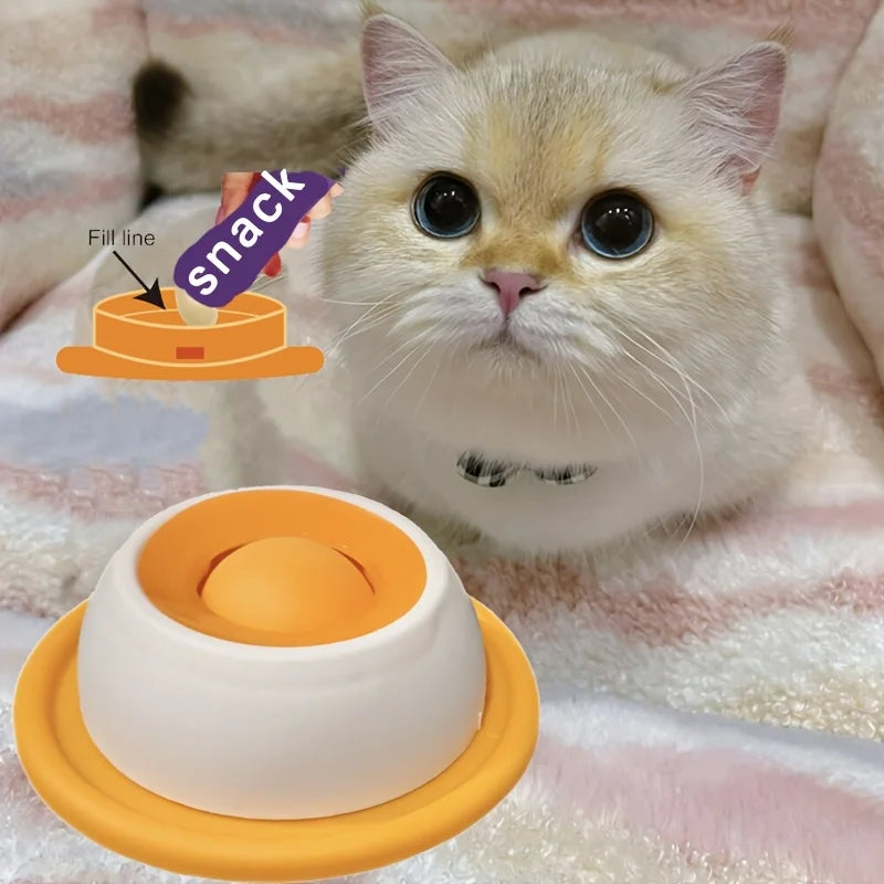 Silicone Pet Lick Mat – Slow Feeder for Dogs & Cats