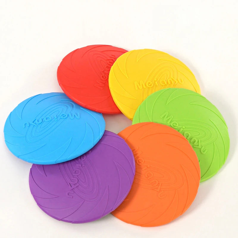 Durable Silicone Flying Disc Dog Toy