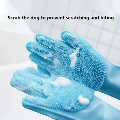 Silicone Pet Grooming & Bath Glove