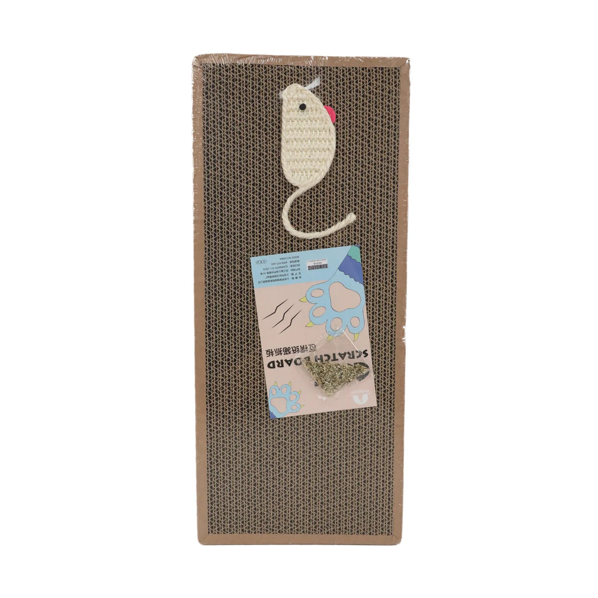 Oval Cat Scratcher Bed – Corrugated Cardboard Scratch Pad