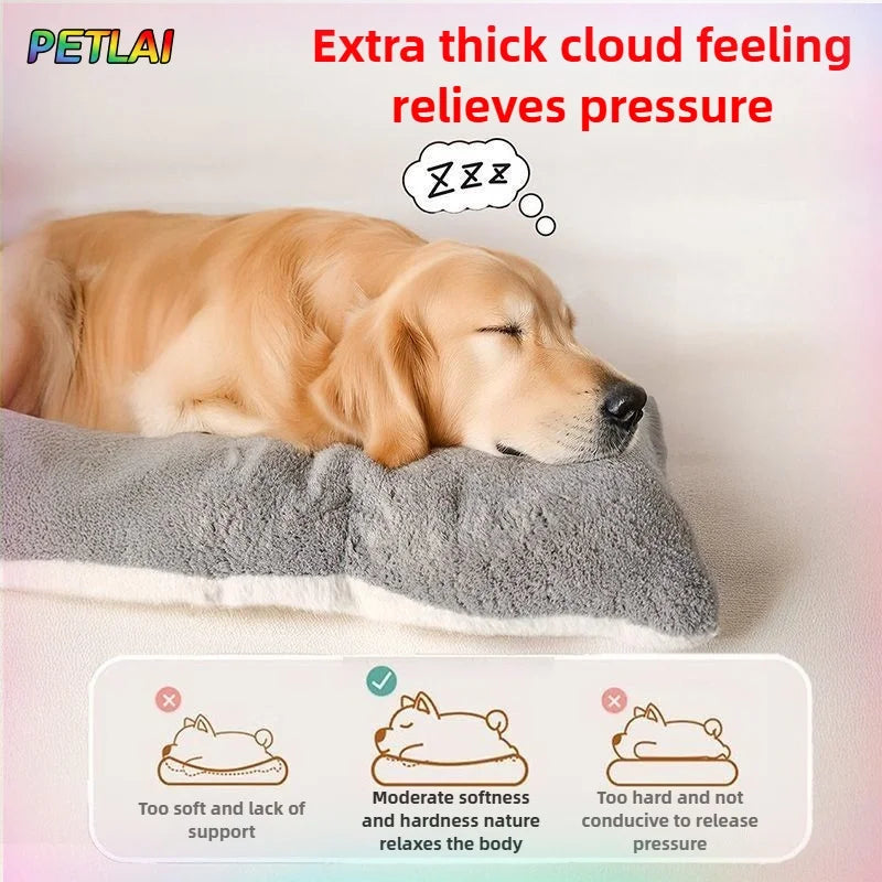 Cozy Plush Dog Bed Mat