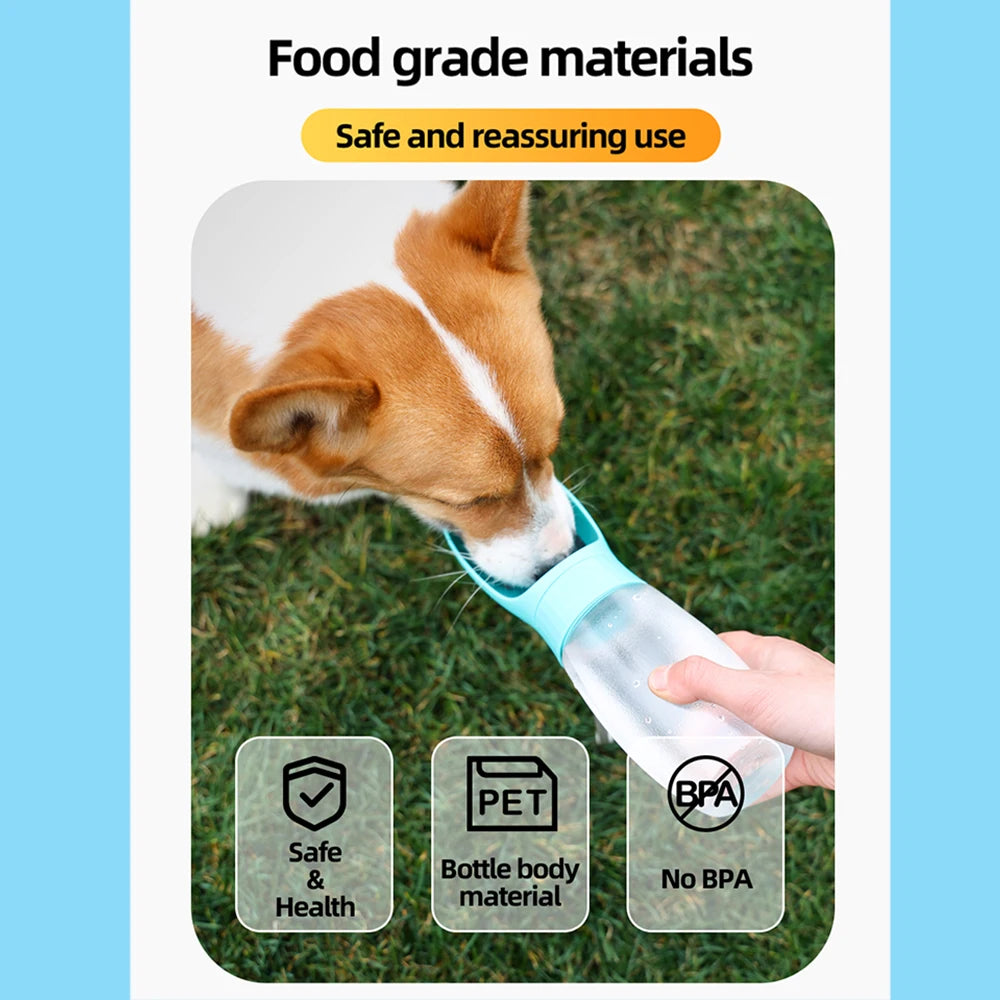 Portable Dog Water Bottle – Leakproof Travel Dispenser