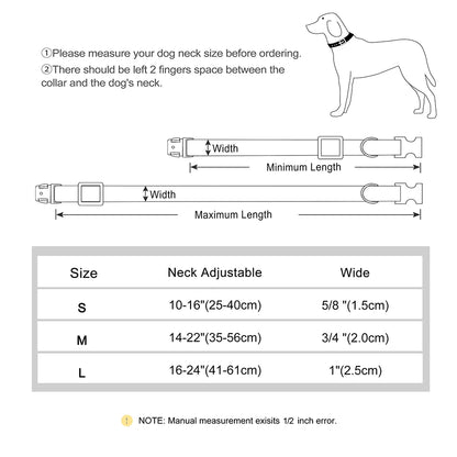Personalized Engraved Dog Collar