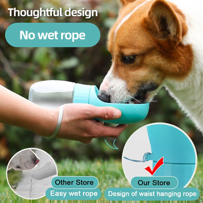 Portable Dog Water Bottle – Leakproof Travel Dispenser