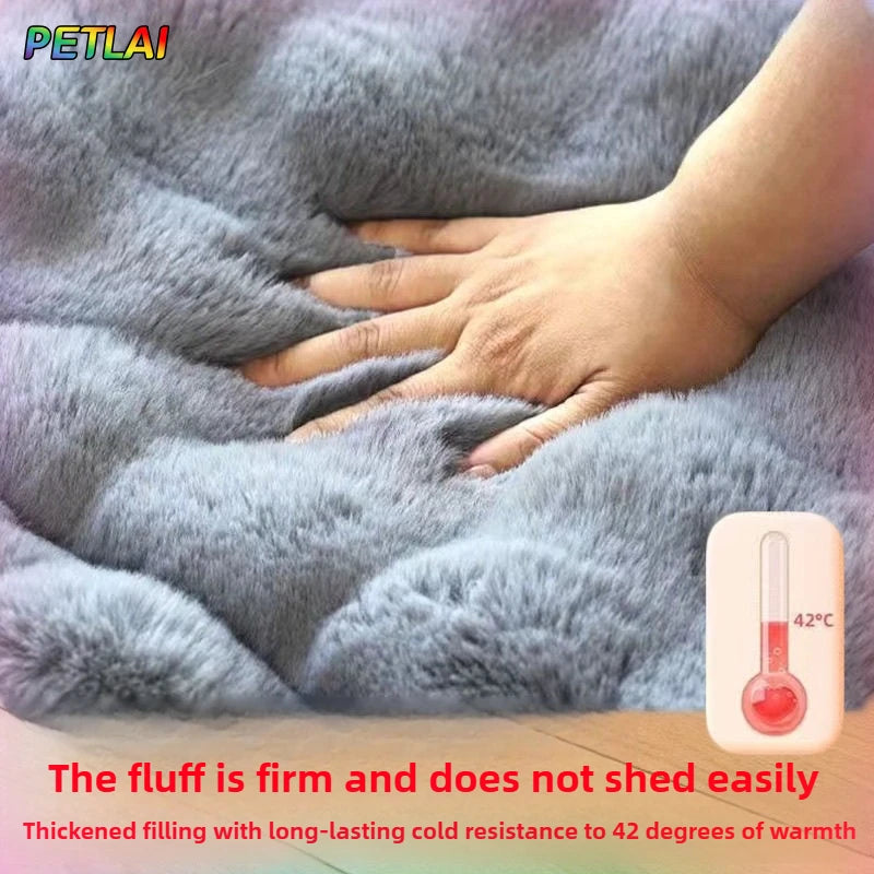 Cozy Plush Dog Bed Mat