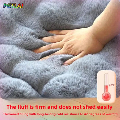 Cozy Plush Dog Bed Mat
