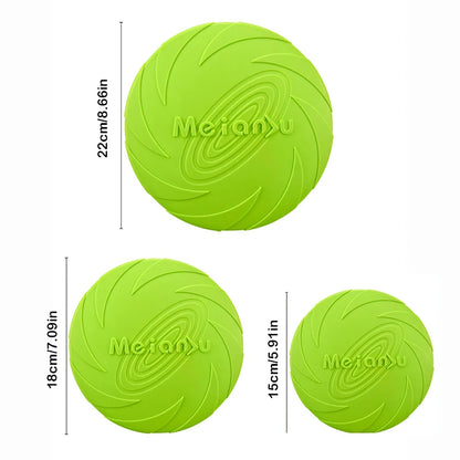 Durable Silicone Flying Disc Dog Toy