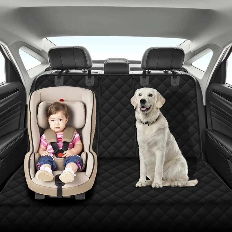 Waterproof Dog Car Seat Cover – Non-Slip Back Seat Protector
